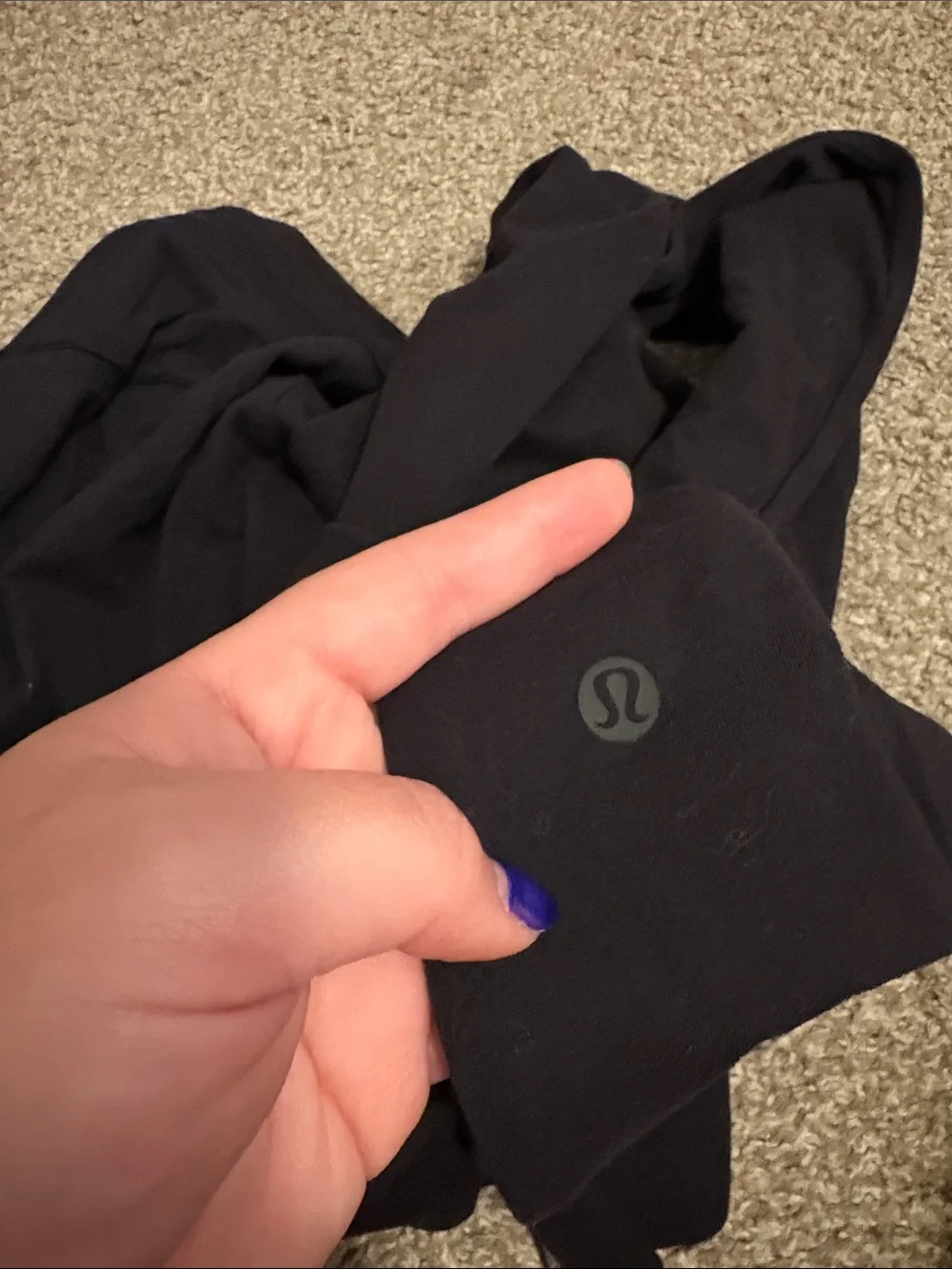 lululemon athletica Black Track Pants Joggers